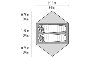 Image of MSR Hubba Hubba NX, Red, 10316