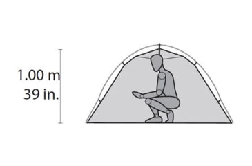 Image of MSR Hubba Hubba NX, Red, 10316
