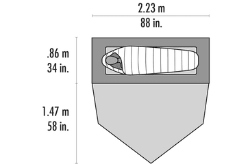 Image of MSR Hubba Tour Tent - 1-Person, 3 Season, 10319