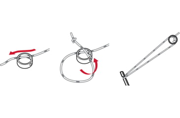 Image of MSR Tent Guy Lines, 4 Pack, Red, 5820