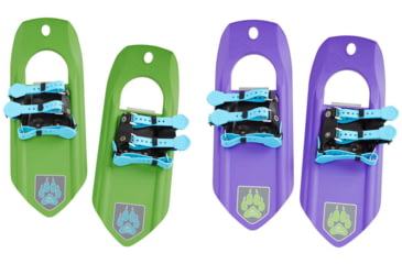 Image of MSR Tyker Snowshoes, Dino Green, Purple Power