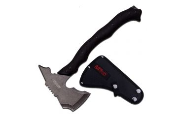 Image of Mtech 14.5in, Stainless Steel Blade, Black Rubberized Nylon Fiber Handle MT-AXE13SW