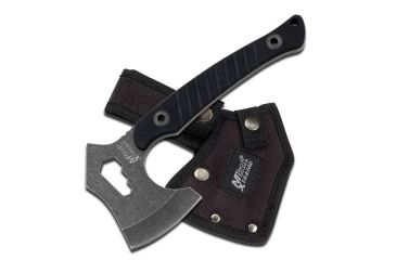 Image of Mtech 8.25in, Stainless Steel Blade, Black G10 Handle MX-AXE10BK
