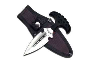 Image of Mtech Fixed Blade, 5.47in, Stainless Steel Blade, Black Rubberized Handle MT-20-41SL