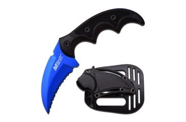 Image of Mtech Fixed Blade, 5in, Stainless Steel Blade, Matte Aluminum Handle MT-20-63BL