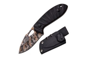 Image of Mtech Fixed Blade, 6.1in, Stainless Steel Blade, Full Tang Black G10 Handle MX-8139LC