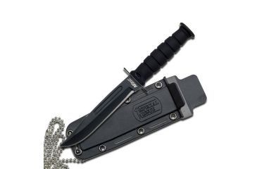 Image of Mtech Fixed Blade, 6in, Stainless Steel Blade, Black Handle MT-632DB