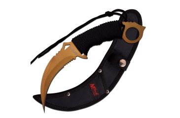 Image of Mtech Fixed Blade, 9.84in, Stainless Steel Blade, Handle MT-20-76GD