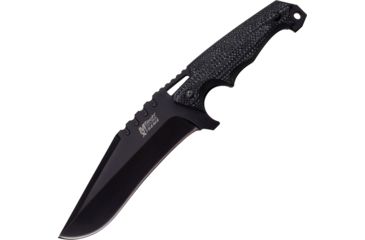 Image of Mtech Fixed Blade Black Blade Fixed Blade Knife, 6.25in, Black, Gray and Black, Aluminum Handle MTX8122BK