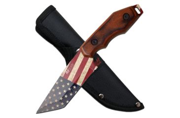 Image of Mtech Fixed Knive, 4.25in Blade, 3CR13 Steel Blade Knive, US Flag, MT-20-87A