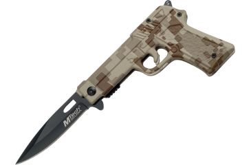 Image of Mtech Gun Shaped Folder Knife, 4.5in. Closed MT771DM
