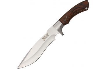 Image of MTech Hunter Fixed Blade Knife,7.5in,Recurve Blade,Brown Pakkawood Handle MTX8075