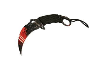 Image of Mtech Karambit Fixed Blade Red