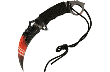 Image of Mtech Karambit Fixed Blade Red