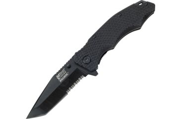 Image of Mtech Linerlock A/O Serrated, Knife MTXA812BS