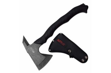 Image of Mtech MT-AXE13T Axe, 3.75in, ABS, Tomahawk Blade, Nylon Fiber Handle, Black, MT-AXE13T