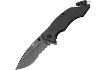 Image of Mtech Rescue Linerlock A/O, Black, Knife MTXA808BK