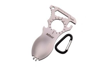 Image of Mtech Stainless Steel Spork Multi Tool, Silver MT-958SL