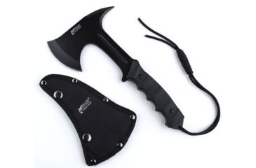 Image of MTech Tactical Axe,5.5in,Black Stainless Blade,Black Textured G-10 Handle MTX8096BK