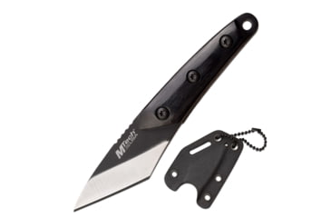 Image of Mtech Wharncliffe Fixed Blade Knife, 1.6 in, 3Cr13 Stainless Steel Stainless Steel, Black, MT-20-93B