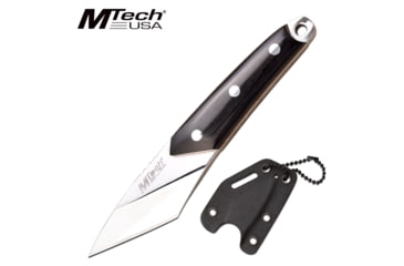 Image of Mtech Wharncliffe Fixed Blade Knife, 1.6 in, 3Cr13 Stainless Steel Stainless Steel, Satin, MT-20-93S
