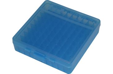 Image of MTM 100 Round 45ACP-10MM Blue Pistol Ammo Box P1004524