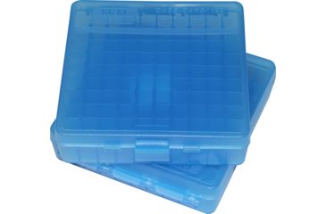 Image of MTM 100 Round 45ACP-10MM Blue Pistol Ammo Box P1004524