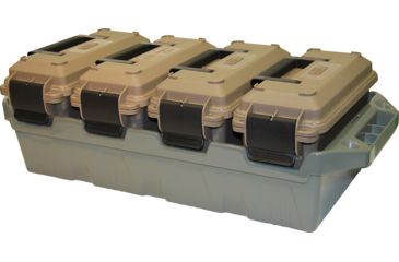 Image of MTM 4-Can Ammo Crate, Dark Earth, AC4C