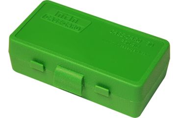 Image of MTM 50 Round 25ACP/32 Long Colt Green Ammo Box P503210