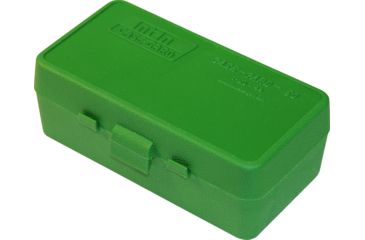 Image of MTM 50 Round 44 Magnum/45 Long Colt Green Ammo Box P504410