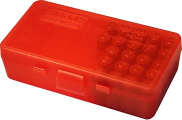 Image of MTM 50 Round 45ACP/10MM Red Pistol Ammo Box P504529