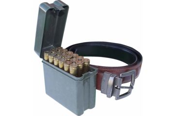 Image of MTM Ammo Box 20 Round Belt Style 30-30 308 22-250 243 Win, Forest Green RM-20-11