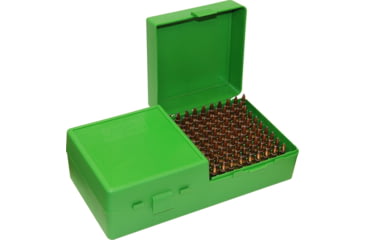 Image of MTM Ammo Box Small Rifle 200-rounds Flip Top Style, Grn, RS20010