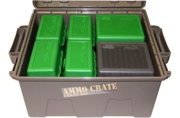 Image of MTM ammo Crate 7.25 deep, Dk Earth, large ACR8-72