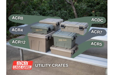 Image of MTM 890 Ammo Crate Utility Box, 890 cubic in, Army Green, MTMACR7P18