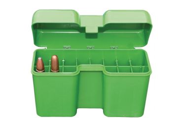 Image of MTM Flip-top Ammo Box .270 to .300 WSM &amp; .45-70 Green RF22-SM-10