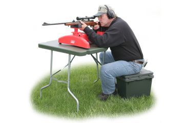 Image of MTM Forest Green Shooting Table PST11
