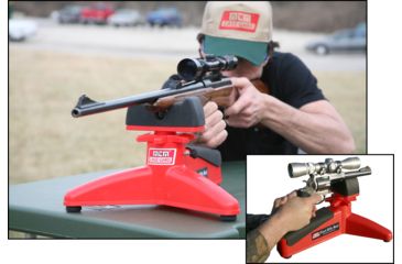 Image of MTM Front Rifle Rest w/Rubber Shooting Pad FRR30