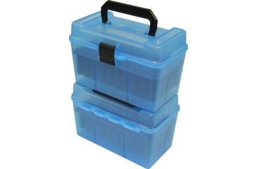 Image of MTM H50 Ammunition Box .220 Swift to .30-06 Blue