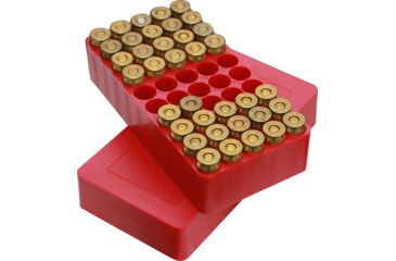 Image of MTM J-50 Slip-Top Boxes .45 Auto Red