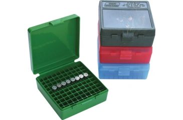 Image of MTM P-100 Fliptop Box .45 ACP, 10mm, .40 S&amp;W .41 AE Camouflage P-100-45-09