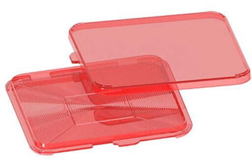 Image of MTM Primer Flipper Square w/Dual Lid Closure Options, Red, PFS