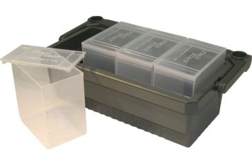 Image of MTM Shotshell Box Caddy, Army Green/Clear, SSC