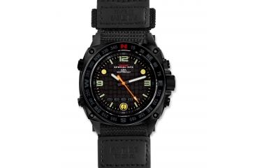 Image of MTM Special Ops Men's Black Silencer Watch,Ballistic I Strap 855312003528