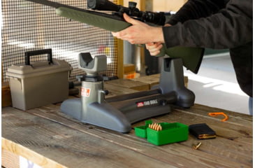 Image of MTM The Bull Rifle Rest, Dark Gray, TBRR