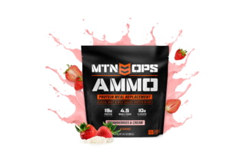 Image of MTN OPS Ammo Protein Meal Replacement Powder, 28 Servings, Strawberries/Cream, 1014-SC