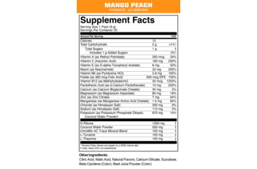 Image of MTN OPS Hydrate Mango Peach Drink Mix, 1.000MG, 1134320320