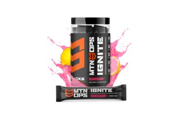 Image of MTN OPS Ignite Supercharged Energy Drink, 20 Trail Packs, Pink Lemonade, 1033-PL