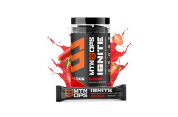 Image of MTN OPS Ignite Supercharged Energy Drink, 20 Trail Packs, Tigers Blood, 1033-TB
