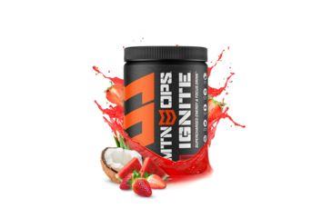 Image of MTN OPS Ignite Supercharged Energy Drink, 45 Serving Tub, Tigers Blood, 1040-TB